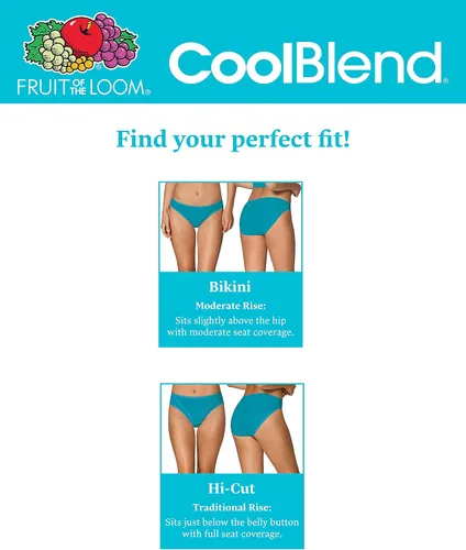 Vista 5 de Fruit Of The Loom pack de 4 bombachas de algodón elastizado para mujer