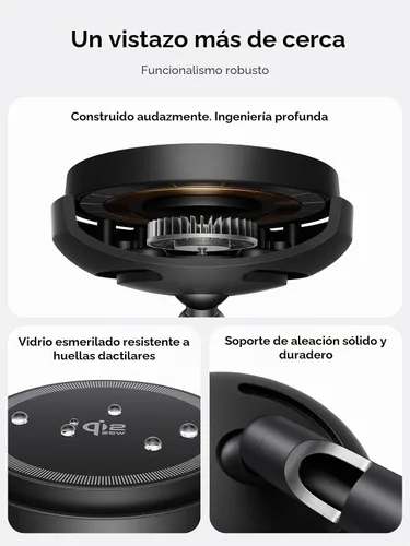 Vista 6 de THREEKEY Soporte de carga magnético Qi2 25W de carga rápida con ventilador
