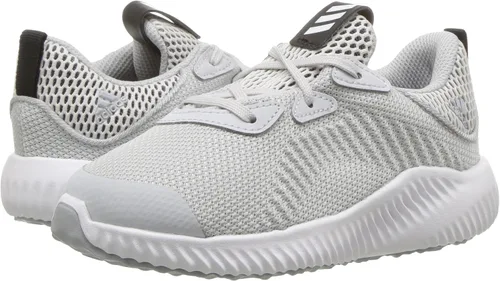 Vista 6 de adidas Tenis de correr unisex para niños Alphabounce, Azul Patchwork