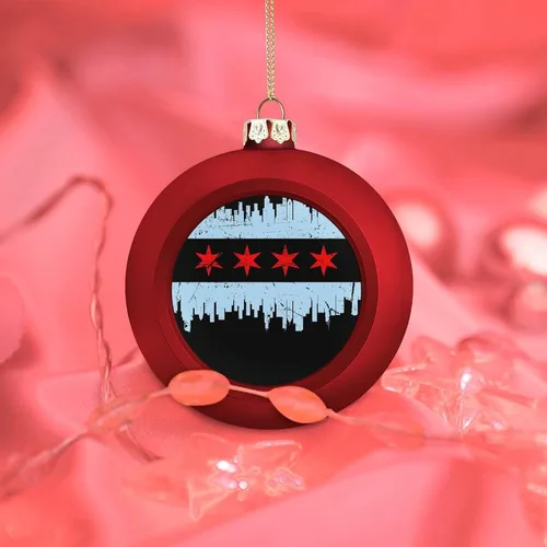 Vista 187 de Boobs Funny Shatterproof Matte Christmas Balls for Tree Wreath Home Decor 1PCS
