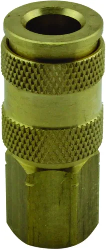 Vista 3 de Milton Industries (S-766) Acoplador de alto flujo femenino FNPT de 3/8" FNPT