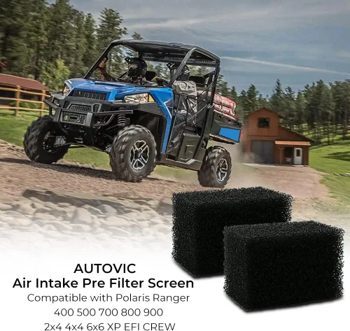 Vista 7 de Pantalla de prefiltro de entrada de aire para Polaris Ranger