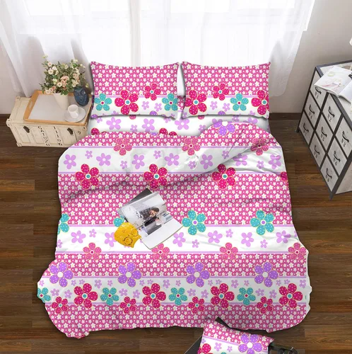 Vista 4 de All American Collection Juego de sábanas de 3 piezas con estampado suave y cómodo para dormitorio (individual, béisbol)