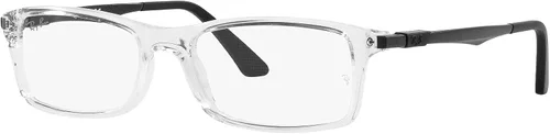 Vista 2 de Ray-Ban Rx7017 - Marcos rectangulares para anteojos graduados, Transparente