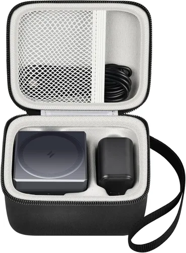 Vista 10 de PAIYULE EVA Hard Case for Anker 3-in-1 Cube Charging Station Negro
