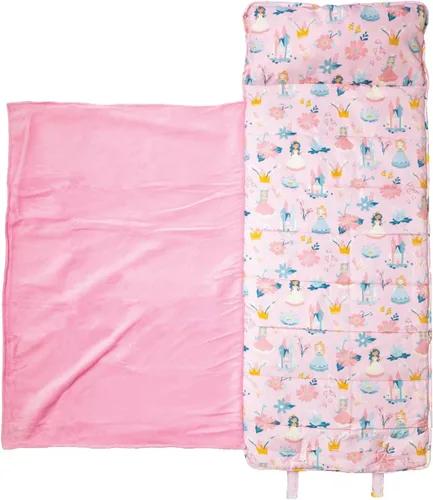 Vista 22 de Stephen Joseph, Toddler All Over Print Nap Mat with Soft Blanket and Removable Pillow for Boys & Girls, Kids Sleeping Bag for Elementary, Daycare