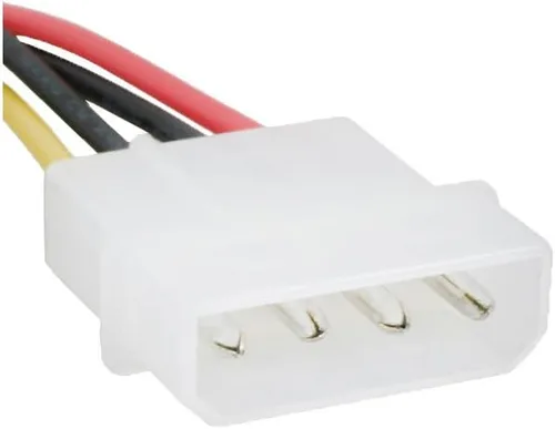 Vista 4 de Conector de fuente de alimentación de 4 pines a cable adaptador hembra SATA de 15 pines - 6 pulgadas