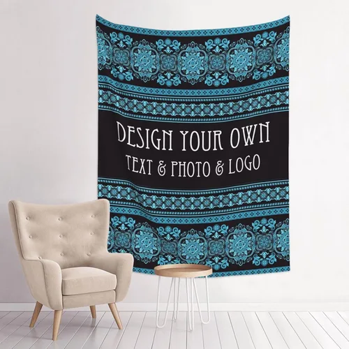 Vista 7 de FAMILOVE Tapiz de pared personalizado, para colgar en la pared, bohemio, hippie, mandala tapiz para dormitorio, estético, regalos para hombres