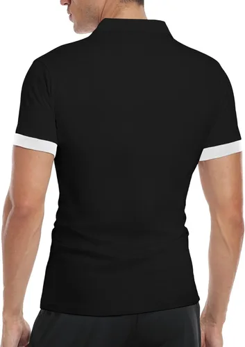 Vista 3 de KUYIGO Men's Short & Long Sleeve Polo Shirts Casual Slim Fit Basic Designed Cotton Shirts