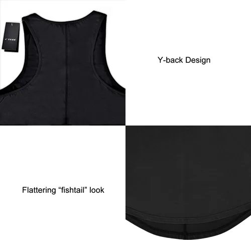 Vista 6 de Camiseta sin mangas para hombre, para entrenamiento, fitness, rendimiento muscular, para gimnasio, culturismo, chaleco