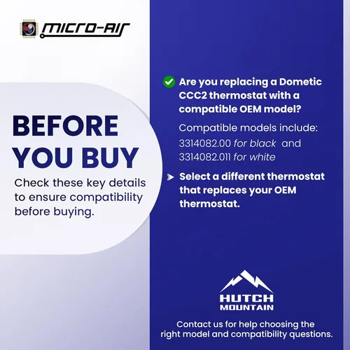 Vista 8 de MICRO-AIR EasyTouch - Termostato digital de repuesto para autocaravana, programable y confiable, habilitado para WiFi y Bluetooth, termostato