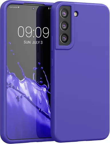 Vista 75 de kwmobile Funda compatible con Samsung Galaxy S9 - Funda de silicona TPU con acabado suave - Blue Reef