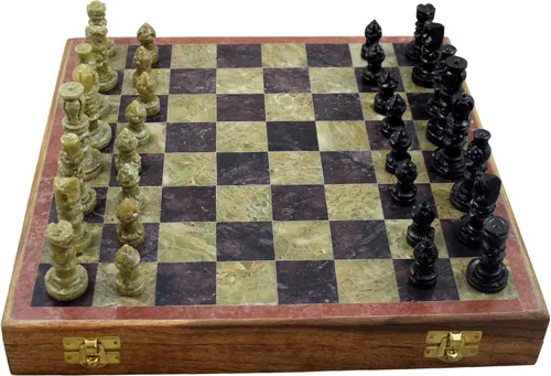 Vista 2 de Juegos de mesa de estrategia para adultos, juegos de ajedrez únicos y tablero de 10 x 10 pulgadas, regalos de Navidad para niños, niñas y niños