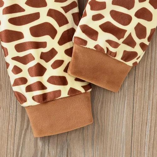 Vista 6 de Aalizzwell Mameluco con capucha para bebés y niños, para otoño e invierno