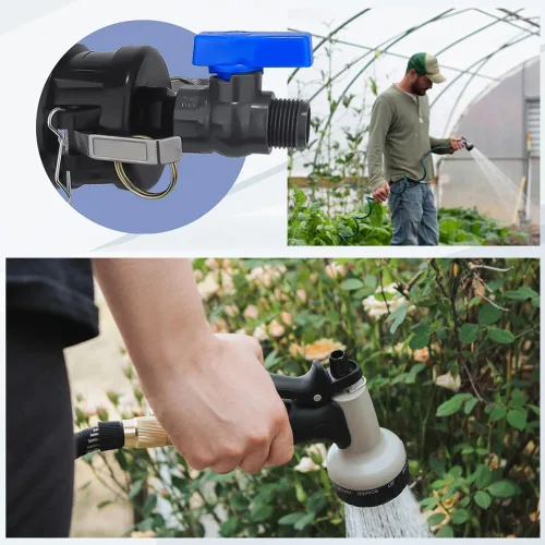Vista 3 de IBC Tote Adapter 2in Cam Lock Fittings