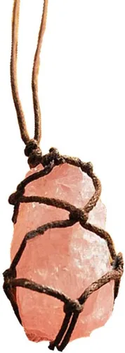 Vista 12 de AITELEI Collar con colgante de cristal de amatista natural crudo para curación de chakras de Reiki, piedra de tratamiento con cuerda tejida a mano