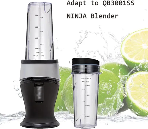 Vista 5 de Tazas de licuadora QB3001SS QB3000SS de 16OZ para licuadora personal