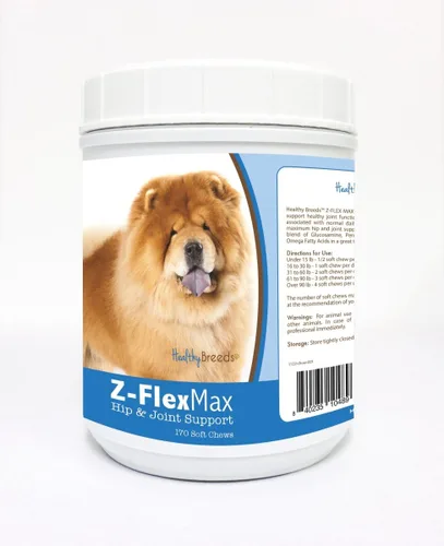 Vista 26 de Healthy Breeds Afghan Hound Z-Flex Max - Masticables suaves para cadera y articulaciones, 100