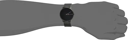 Vista 6 de Tommy Hilfiger Reloj deportivo de cuarzo de acero inoxidable y malla para hombre color negro Modelo 1791464 Negro - Reloj de cuarzo