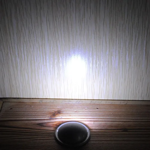 Vista 3 de FVTLED juego de luces para escalera, bajo voltaje y resistente al agua IP65 para exteriores con forma de media luna 1-2/5 pulgadas. Luces LED