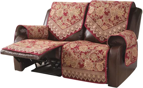 Vista 11 de Fundas impermeables para sofá reclinable, fundas antideslizantes para sofá reclinable de 2 asientos, fundas de sofá reclinable de jacquard lavables