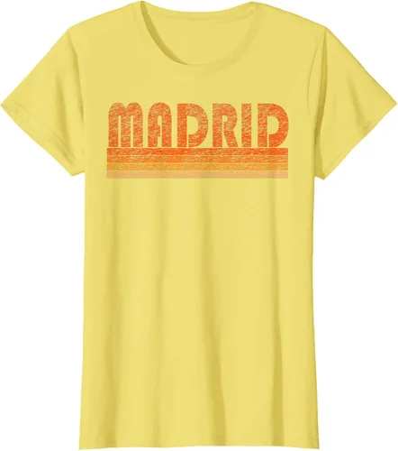 Vista 71 de clásico Retro Madrid playera, hombre 3XL, Asphalt Negro
