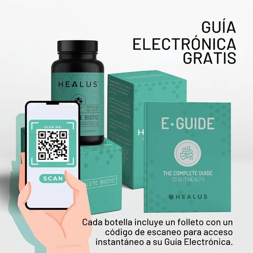 Vista 7 de Healus Suplemento posbiótico a base de tributirina biótica completo. Absorción avanzada patentada. Butirato para la salud intestinal.
