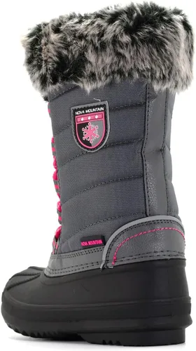 Vista 4 de Nova Mountain - Botas de nieve para niños pequeños, para invierno