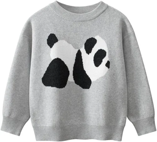 Vista 13 de Suéter de punto para bebé niño pequeño, sudadera de algodón con dibujos animados