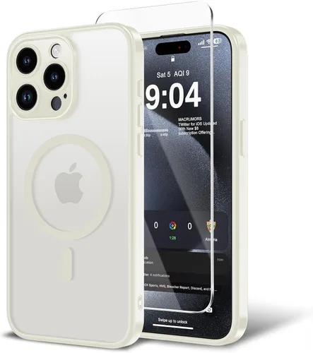 Vista 57 de Funda para iPhone 11 con protector de pantalla, compatible con MagSafe, ultra delgada, translúcida, mate, a prueba de golpes, color negro
