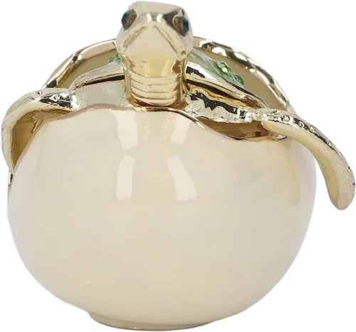 Vista 7 de Caja de baratijas de tortugas, aleación de zinc verde, hecha a mano, de metal, figura de tortugas bebés, caja de joyería para aretes de metal