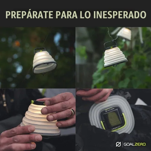 Vista 4 de Goal Zero Crush Light Linterna Solar Alimentada por Energía Solar