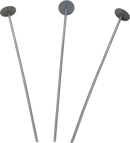 Vista 7 de Sandbaggy Pasadores superiores circulares de 12 pulgadas, fabricados en Estados Unidos, acero de calibre 6 de grado industrial, ideal para suelos