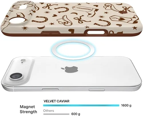 Vista 609 de VELVET CAVIAR Funda para iPhone 15, compatible con MagSafe, probada contra caídas de 10 pies, fundas protectoras de diseño, leopardo color rosa