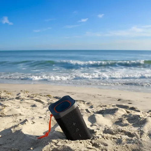 Vista 5 de Skullcandy Terrain XL - Altavoz Bluetooth Inalámbrico IPX7, Altavoz Portátil Impermeable, Batería de 18 Horas, Correa de Muñeca de Nylon, Estéreo