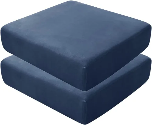 Vista 114 de Fundas de asiento de terciopelo ultra suave, fundas de cojín de asiento suave SOFE fundas de sofá con parte inferior elástica lavable funda