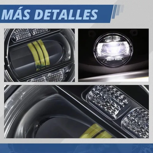 Vista 5 de Auto Dynasty Proyector LED completo, luces antiniebla compatibles con Ford Lincoln Frontier Pilot Subaru Jaguar 2004-2022, lámparas antiniebla