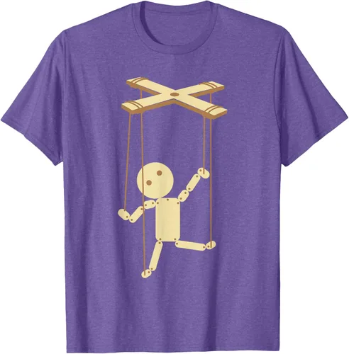 Vista 10 de Puppeteering - Camiseta de marionetas Ventrílocuo de tiriteros, Negro, S