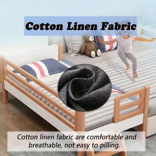 Vista 5 de Cojín de relleno de huecos para sofá cama, extensor de colchón, conector de cama individual, cojín de almohada con funda desmontable para cama
