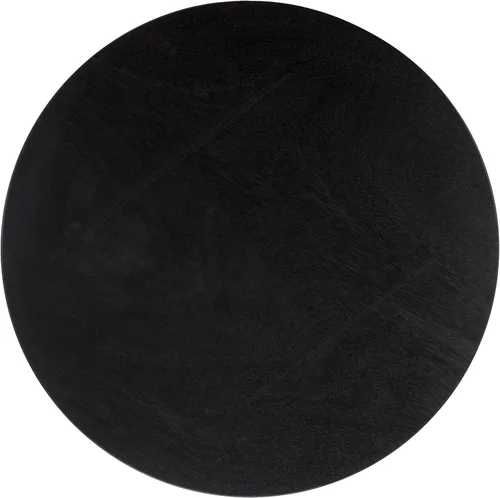 Vista 5 de SAFAVIEH Furniture Mork - Mesa de centro redonda de 3 patas, color negro, madera maciza, diseño moderno de trípode, ideal para sala de estar, sala
