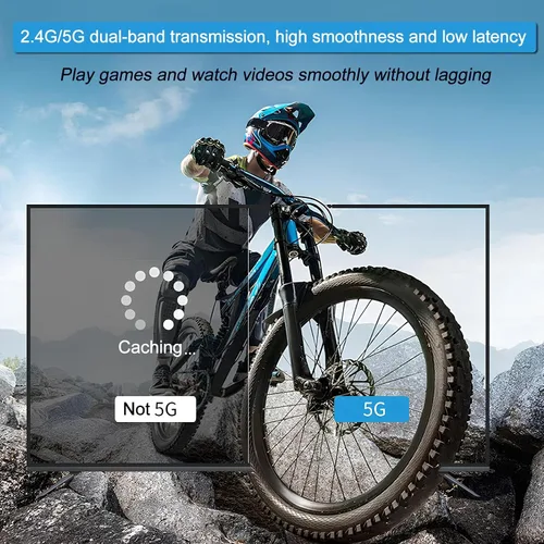 Vista 7 de Transmisor y receptor HDMI inalámbrico 4K, rango de 500 pies/150M, Plug and Play 2.4G/5G Kit de extensor HDMI inalámbrico para transmisión de video