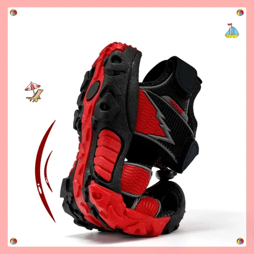 Vista 6 de VITUOFLY Sandalias para niños al aire libre senderismo deportes sandalias niñas piscina playa zapatos de verano zapatos de agua zapatillas