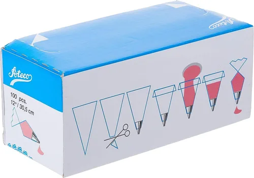 Vista 2 de Ateco 100 piezas bolsas de decoración desechables de 12 pulgadas