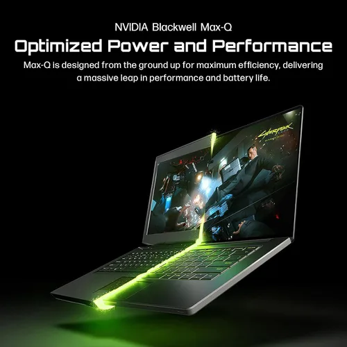 Vista 5 de GIGABYTE - Laptop para juegos A18, AMD Ryzen 7 260, RTX 5070