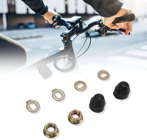 Vista 4 de VBESTLIFE Tuerca del motor, arandela de motor de acero con eje de 0.551 in bicicletas eléctricas Scooter Accesorio