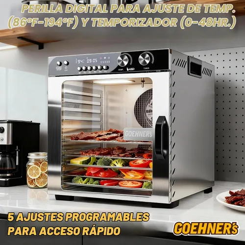 Vista 2 de Máquina grande comercial del deshidratador de la comida de 12 bandejas