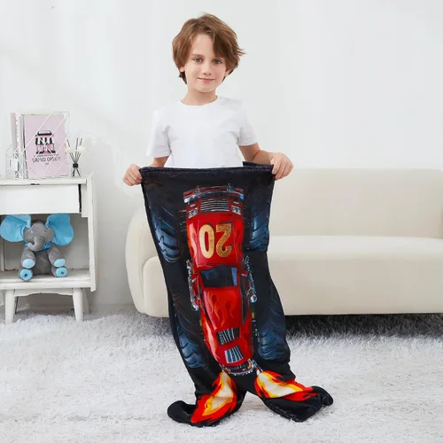 Vista 14 de Softan Manta de tiburón para niños, franela suave, juguetes para niños, manta de forro polar con cola de tiburón, azul oscuro, cálida y suave