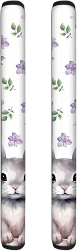 Vista 12 de 2 fundas para manijas de refrigerador, decoración otoñal, hojas de arce, fundas para manijas de puerta de nevera, lavables a máquina, microondas