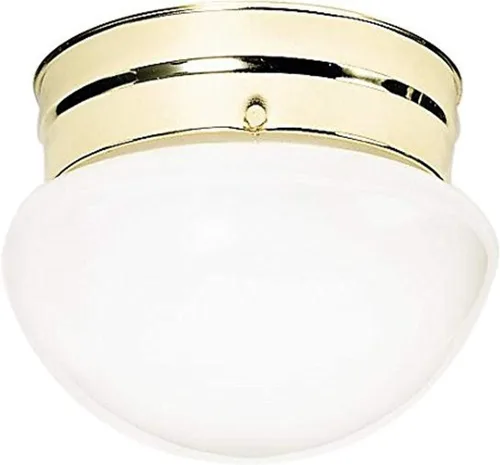 Vista 9 de Nuvo Lighting SF76/676 Lámpara de dos luces con pantalla de hongo, bronce antiguo/vidrio de alabastro
