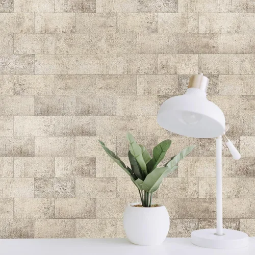 Vista 3 de Art3d Paquete de 102 protectores contra salpicaduras para despegar y pegar Beige (Stone Beige)